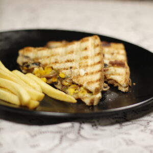 Mushroom Corn Cheese Sandwich (2 pcs)